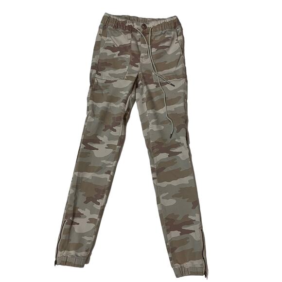 American Eagle Next Level Stretch High Rise Camo Jegging Joggers - Tan - 00 - Picture 1 of 14